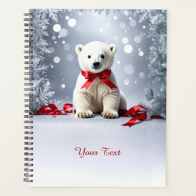 Polar Bear Christmas Holiday Planner (Front)