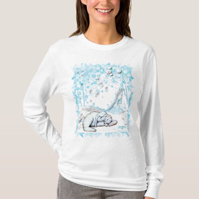 Polar Bear Christmas T-shirt (Front)