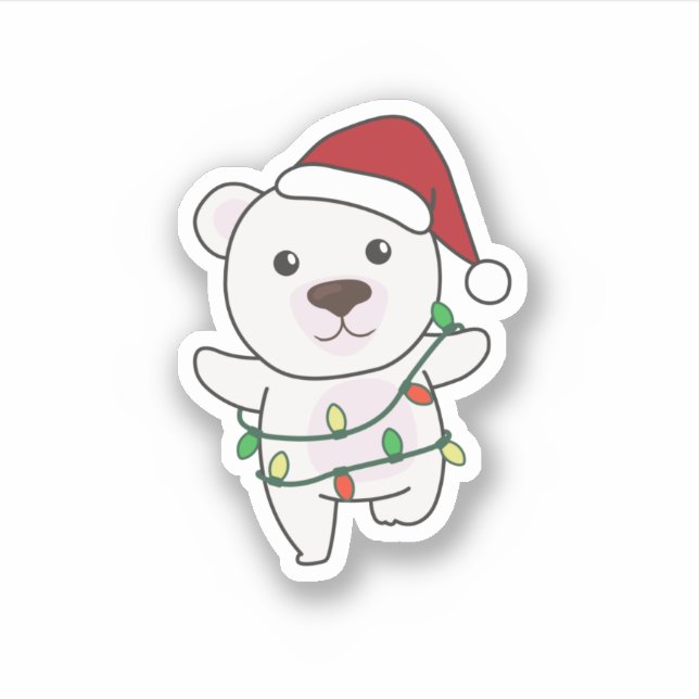 Polar Bear Christmas Winter Animals Polar Bears (Front)