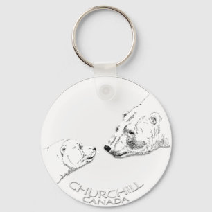 Polar Bear Chuchill Key Chain Souvenir Keychain