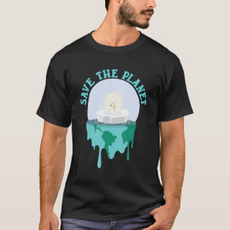 Polar Bear Climate Change Global Warming Save The T-Shirt