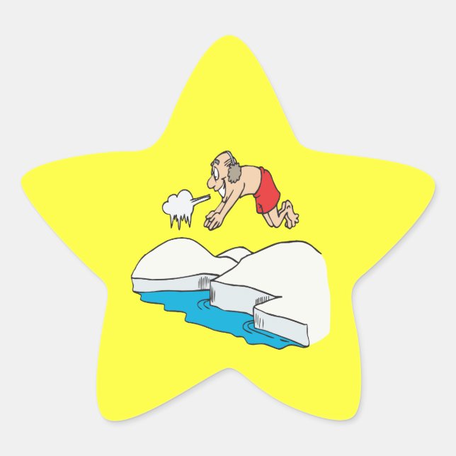 Polar Bear Club Star Sticker (Front)