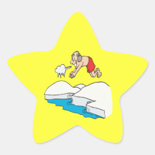Polar Bear Club Star Sticker