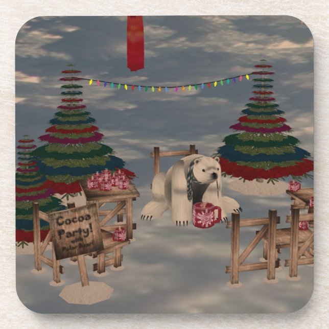 Polar Bear Coasters (Front)