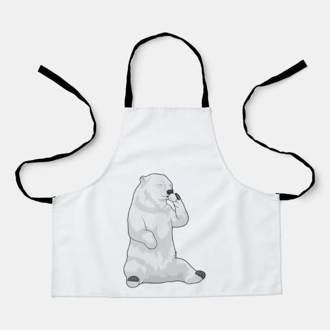 Polar bear Coffee Cup Apron (Front)