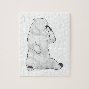 Polar bear Coffee Cup Jigsaw Puzzle