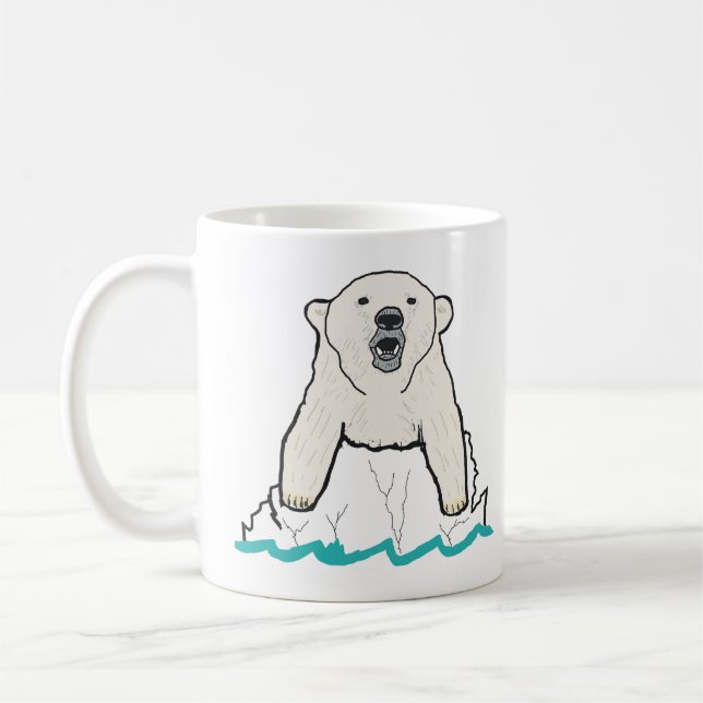 Polar Bear Coffee Mug (Left)