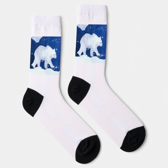 Polar Bear Crew Socks (Right)