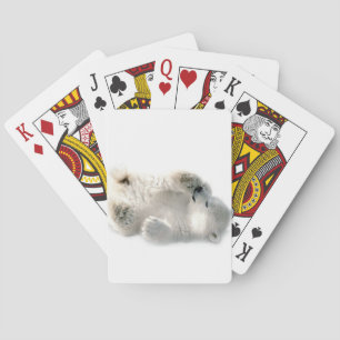 Polar Bear Cub Cute Animal Arctic Frozen Winter Playing Cards