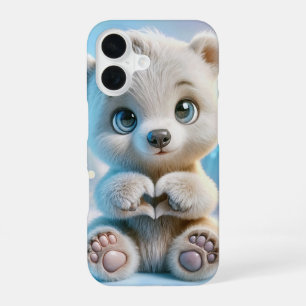 Polar Bear Cub  iPhone 16 Case