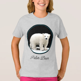 Polar Bear Cub Painting - Oiginal Wildlife Art T-S T-Shirt
