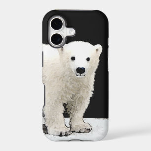 Polar Bear Cub Painting - Original Wildlife Art