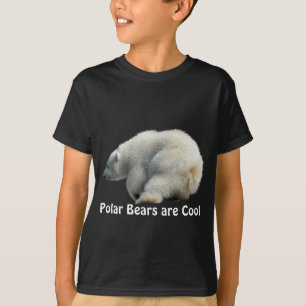 Polar Bear Cub Photo Art Apparel T-Shirt