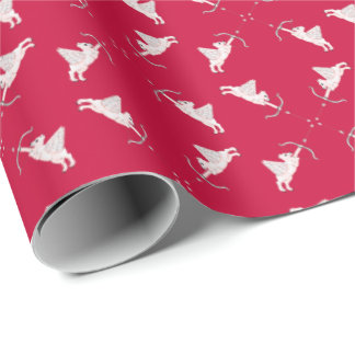 Polar Bear Cupids Wrapping Paper