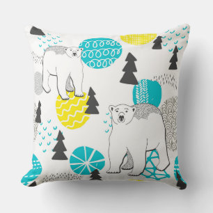 Polar bear cushion