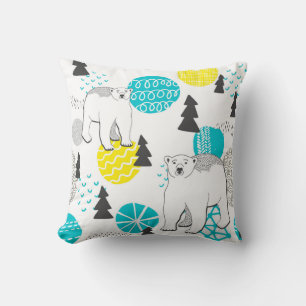 Polar bear cushion