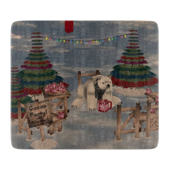 Polar Bear Cutting Board (Front)