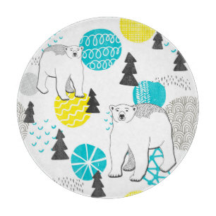 Polar bear cutting board