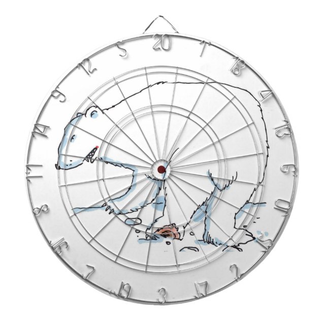 Polar Bear dartboard (Front)
