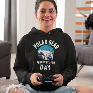 Polar Bear Day-Save the Polar Bear Hoodie