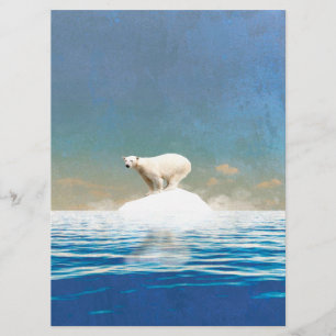 Polar Bear Decor   Art for Home Office Menu