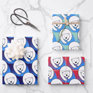 Polar Bear Design Wrapping Paper
