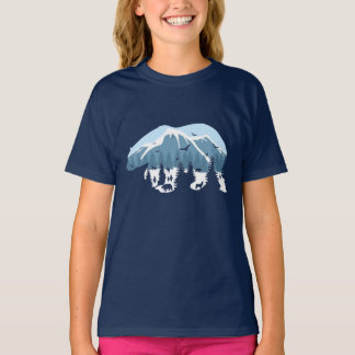 Polar Bear Eskimos Wolf Nature Wildlife  T-Shirt