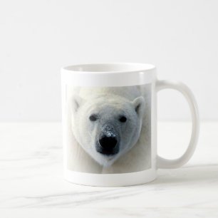 Polar Bear Face Coffee Mug