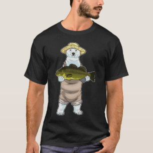 Polar bear Fisher Fish Fishing T-Shirt