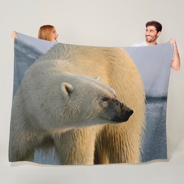 POLAR BEAR FLEECE BLANKET (In Situ)