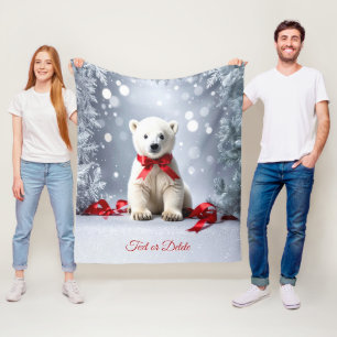 Polar Bear Fleece Blanket