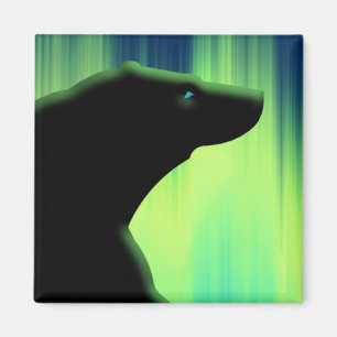 Polar Bear Fridge Magent Wildlife Art Kitchen Gift Magnet