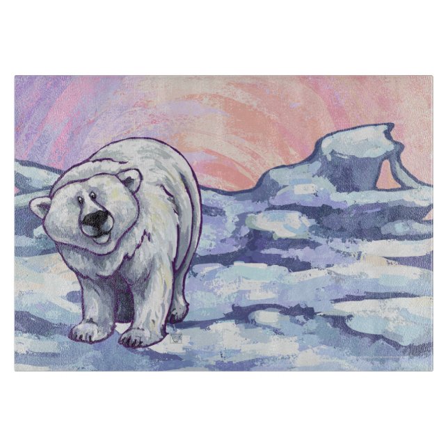 Polar Bear Gifts & Accessories Cutting Board (Front)