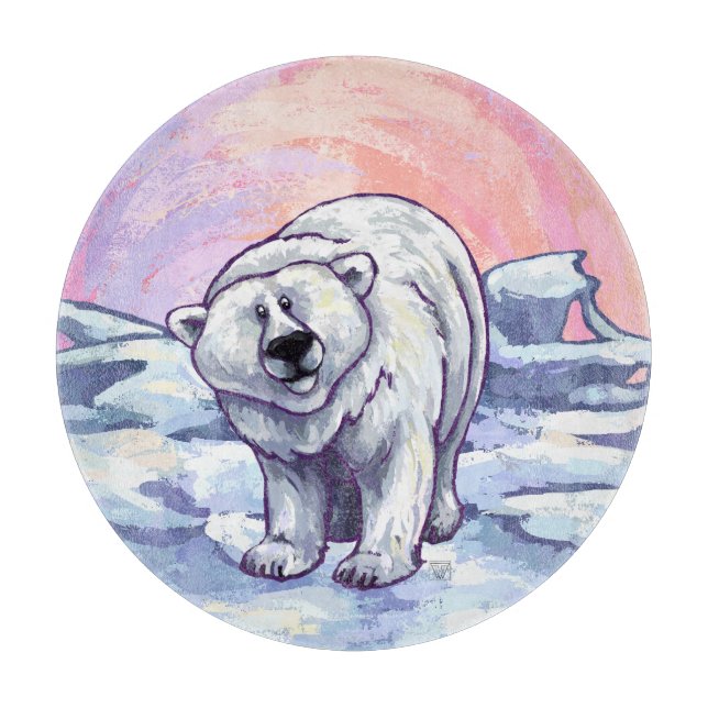 Polar Bear Gifts & Accessories Cutting Board (Front)