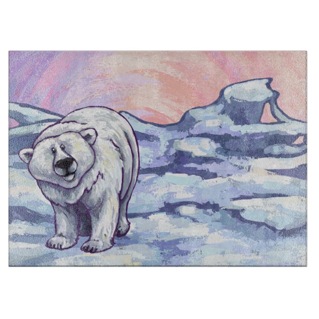 Polar Bear Gifts & Accessories Cutting Board (Front)