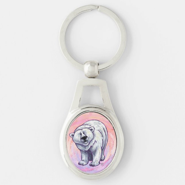Polar Bear Gifts & Accessories Key Ring (Front)