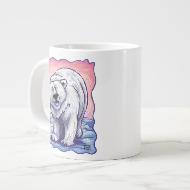 Polar Bear Gifts & Accessories Large Coffee Mug (Front Left)