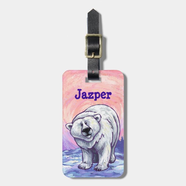 Polar Bear Gifts & Accessories Luggage Tag (Front Vertical)