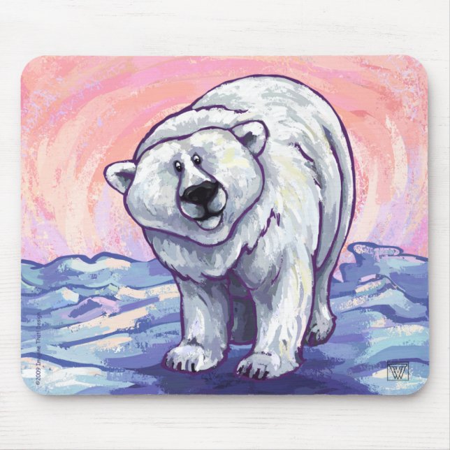 Polar Bear Gifts & Accessories Mouse Mat (Front)