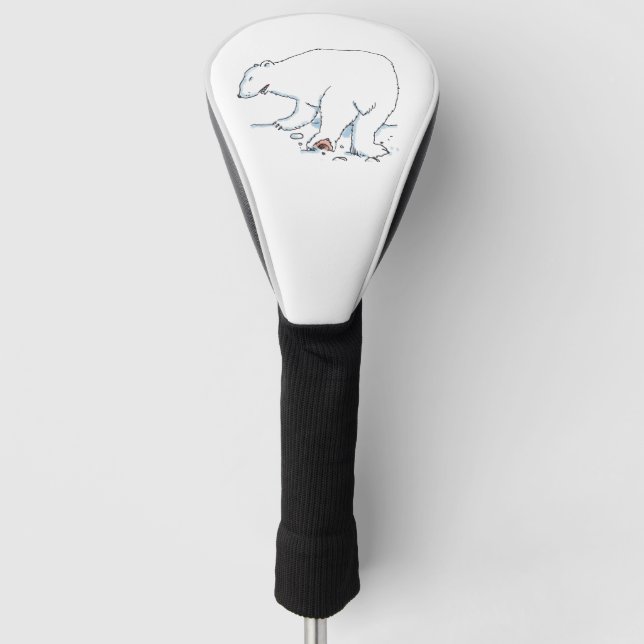Polar Bear golf driver cover (Front)
