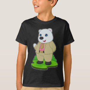 Polar bear Groom Suit Wedding T-Shirt