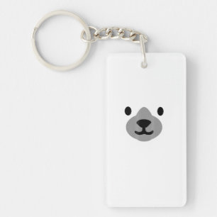 Polar Bear Halloween Costume Funny Adults Kids Key Ring