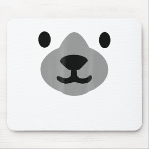 Polar Bear Halloween Costume  Funny Adults Kids Mouse Mat