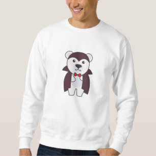 Polar Bear Halloween Cute Devil Kids Vampire Sweatshirt
