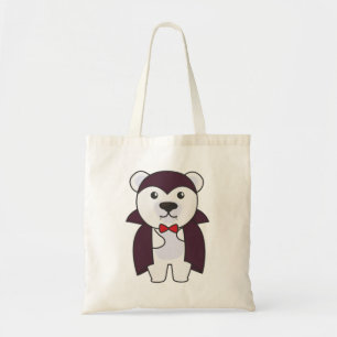 Polar Bear Halloween Cute Devil Kids Vampire Tote  Bag