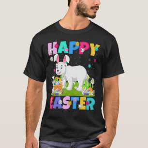 Polar Bear Happy Easter Bunny Polar Bear Easter T-Shirt