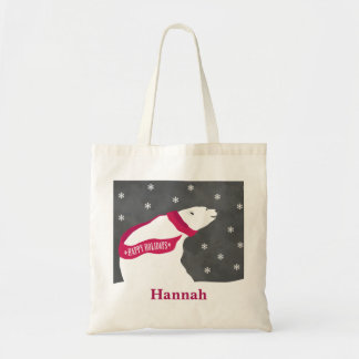 Polar Bear Holiday Tote