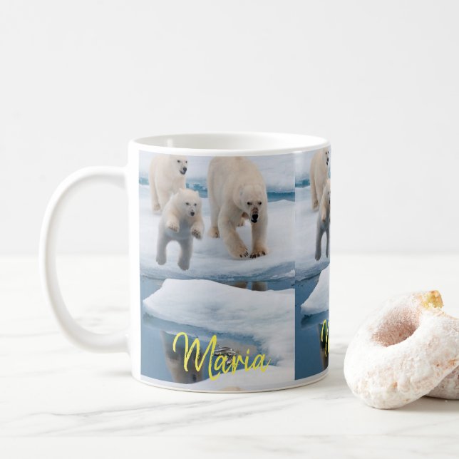 Polar Bear Iceburg Mug (With Donut)