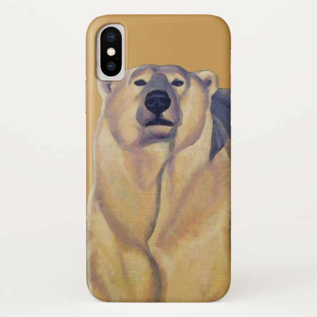Polar Bear iPhone Cases Wildlife Art Bear Gifts (Back)