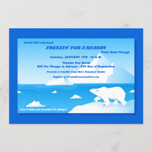 Polar Bear Jump Invitation